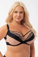 Biustonosze - Biustonosz miękki Gorsenia K921 Davika czarny - miniaturka - grafika 1