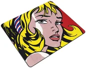 Podkładki pod mysz - Podkładka Girl with Hair Ribbon Roy Lichtenstein 24x19cm - miniaturka - grafika 1