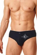 Majtki męskie - Bawełniane slipy męskie (2 pack) z grafiką MPP 866 - miniaturka - grafika 1