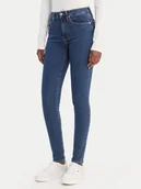 Spodnie damskie - Tommy Hilfiger Jeansy WW0WW47689 Niebieski Skinny Fit - miniaturka - grafika 1