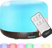 Nawilżacze powietrza - Nawilżacz powietrza Verk NAWILŻACZ POWIETRZA DYFUZOR AROMATERAPIA PILOT RGB - miniaturka - grafika 1