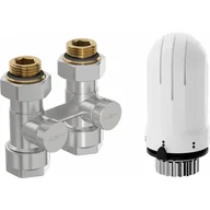 Zawory i kraniki - Mexen G03 zestaw termostatyczny dwururowy DN50, prosty 1/2"x16 mm, nikiel - W912-016-938-01 - miniaturka - grafika 1