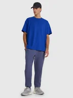 Spodnie sportowe męskie - 4F Spodnie dresowe joggery męskie - granatowe L - miniaturka - grafika 1