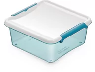 Pojemniki kuchenne - Pojemnik plastikowy na żywność z przykrywką 0,85l - miniaturka - grafika 1