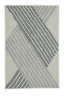 Dywaniki łazienkowe - Kleine Wolke Cross Dywanik WC Anthracite Szary 55x 55 cm - miniaturka - grafika 1