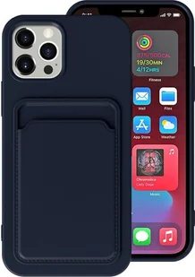 Etui König Design kompatybilne z plastikowym, miękkim etui na telefon Apple iPhone 12 Pro Max - Niebieskie etui na telefon komórkowy - Etui i futerały do telefonów - miniaturka - grafika 1