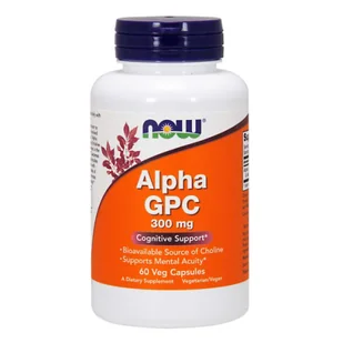Now Foods Alpha gpc 55307 Kapsułki Unisex System nerwowy Droga doustna 20_11673 - Suplementy naturalne - miniaturka - grafika 1