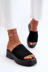 Klapki Damskie Big Star NN274021 Czarne-41 - Klapki i japonki damskie - miniaturka - grafika 1