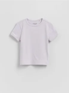 Reserved - Bawełniany t-shirt - lawendowy - Koszulki dla dziewczynek - miniaturka - grafika 1
