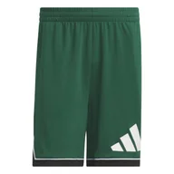Koszykówka - Męskie Spodenki ADIDAS BOS SHORT JN4726 – Zielony - miniaturka - grafika 1