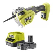 Piły elektryczne - RYOBI Pilarka do gałęzii RY18PSA-0 + Akumulator RYOBI ONE+ RC18120-120 2Ah 18V + ładowarka - miniaturka - grafika 1