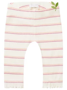 Noppies Legginsy "Nassau" w kolorze kremowo-fioletowo-pomarańczowym - Spodenki dla niemowląt - miniaturka - grafika 1
