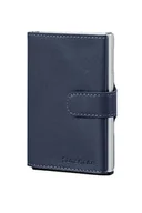Portfele - Portfel Samsonite | Skóra Premium ALU FITl | Slide-UP Case | Osłona RFID I NFC, Blau (Blue), 10.2 cm, Alu Fit SLG - Portfel - miniaturka - grafika 1