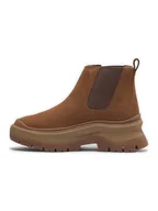 Botki damskie - Timberland Skórzane sztyblety "Roxie Lane" w kolorze brązowym - miniaturka - grafika 1