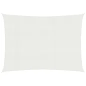 Parasole ogrodowe - vidaXL Żagiel przeciwsłoneczny, 160 g/m, biały, 6x7 m, HDPE vidaXL - miniaturka - grafika 1