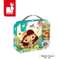 Układanki dla dzieci - Puzzle progresywne w walizce Pory roku 4 układanki &ndash; 6, 9, 12 i 16 elementów 2+, Made in France,  (stary indeks: J02658) Janod - miniaturka - grafika 1
