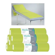 Kosmetyczne akcesoria jednorazowe - Podkład higieniczny na rolce 50cm x 80cm limonkowy podfoliowany 54g MedixPro 300szt - miniaturka - grafika 1