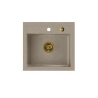 Zlewozmywaki - Zlewozmywak granitowy Nolan - miniaturka - grafika 1