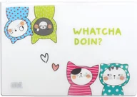 Teczki i skoroszyty - M&amp;G Teczka A5 plastikowa suwak So Many Cats mix - miniaturka - grafika 1