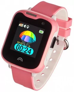 Garett Kids Sweet Różowy - Smartwatch - miniaturka - grafika 1