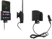 Uchwyty samochodowe do telefonów - Uchwyt do Samsung Galaxy S22+ z wbudowanym kablem USB oraz ładowarką samochodową - miniaturka - grafika 1