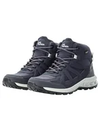 Buty trekkingowe damskie - Jack Wolfskin Woodland 2 Texapore Mid W damskie buty trekkingowe, szary (Graphite), 35.5 eu - miniaturka - grafika 1