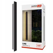 Lampy ogrodowe - Kinkiet Lampa elewacyjna LED ścienna 32W 3250 lm 100 cm SuperLED - miniaturka - grafika 1