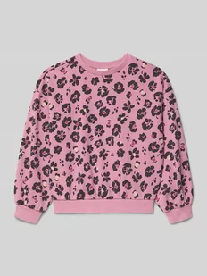 Bluza o kroju oversized fit z mieszanki bawełny - Bluzy dla dziewczynek - miniaturka - grafika 1