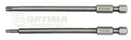 Bity - YATO Końcówki wkrętakowe 1/4, 2 szt - torx security: t10x100mm; t25x100mm YT-049 (YT-0490) - miniaturka - grafika 1