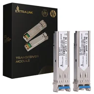 Pozostałe akcesoria sieciowe - Moduł SFP Extralink, 1,25Gbps, LC/UPC, 1310nm, 20km, single mode, DOM - miniaturka - grafika 1