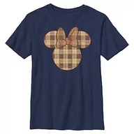 Bluzy dla chłopców - Disney Fall Plaid Minnie chłopięca bluza z kapturem (1 opakowanie), granatowy, XL - miniaturka - grafika 1