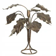 Świeczniki - ŚWIECZNIK DRZEWKO z liśćmi STARE ZŁOTO wys. 33cm - miniaturka - grafika 1