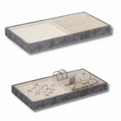 Biżuteria - akcesoria - Tacka Organizer Na Biżuterie Garderoba Pierscionki Organizacja Szuflada - miniaturka - grafika 1