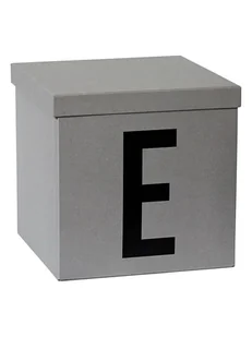 STORE IT Skrzynia "E" w kolorze szarym do przechowywania - 30 x 30 x 30 cm - Pudła i pojemniki do przechowywania - miniaturka - grafika 1