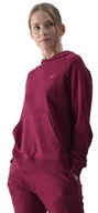 Bluzy damskie - Damska bluza dresowa 4F z kapturem SWSF1468 51S fioletowy L - miniaturka - grafika 1