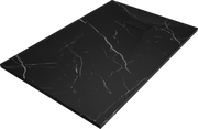 Brodziki prysznicowe - Mexen Hugo brodzik prostokątny SMC 100 x 80 cm, czarny kamień - 42758010 - miniaturka - grafika 1
