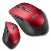 Zestawy myszka + klawiatura - Bezprzewodowa MYSZKA komputerowa mysz ASUS czerwona USB sensor optyczny - miniaturka - grafika 1