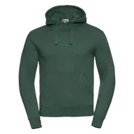 Bluzy męskie - Męska bluza Authentic z kapturem Russell Butelkowy Zielony 38 M - miniaturka - grafika 1