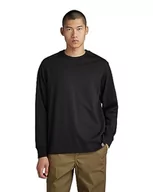 Koszulki męskie - G-STAR RAW Essential Loose R T koszulka męska z długim rękawem, Czarny (Dk Black D23459-c784-6484), XXL - miniaturka - grafika 1