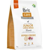 Sucha karma dla psów - BRIT CARE Dog Hypoallergenic Junior Large Breed Lamb 3kg - miniaturka - grafika 1