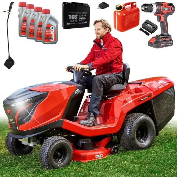 Traktor Kosiarka AL-KO T 22-105.4 HD-A V2 Dwa Cylindry Premium 3w1 Zestaw