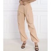 Spodnie damskie - Patrizia Pepe Spodnie cargo | Loose fit - miniaturka - grafika 1