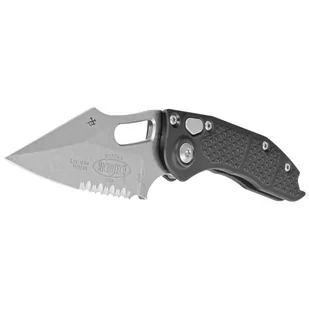 Nóż automatyczny Microtech Stitch S/E P/S Black Aluminum, Stonewash by Borka Blades and Tony Marfione (169-11) - Noże - miniaturka - grafika 2