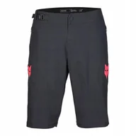 Spodenki rowerowe - Spodenki rowerowe Fox Ranger Race Black/pink czarny różowy - miniaturka - grafika 1