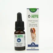 Pokarm dla ryb - Olejek konopny 2,5% dla zwierząt łosoś 10ml - miniaturka - grafika 1