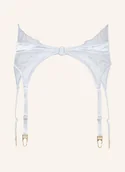 Akcesoria do bielizny - Aubade Podwiązki Satin Memories blau - miniaturka - grafika 1