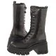 Botki damskie - Workery Czarne B9196-E50-000-000-F48 (CI735-a) Carinii - miniaturka - grafika 1