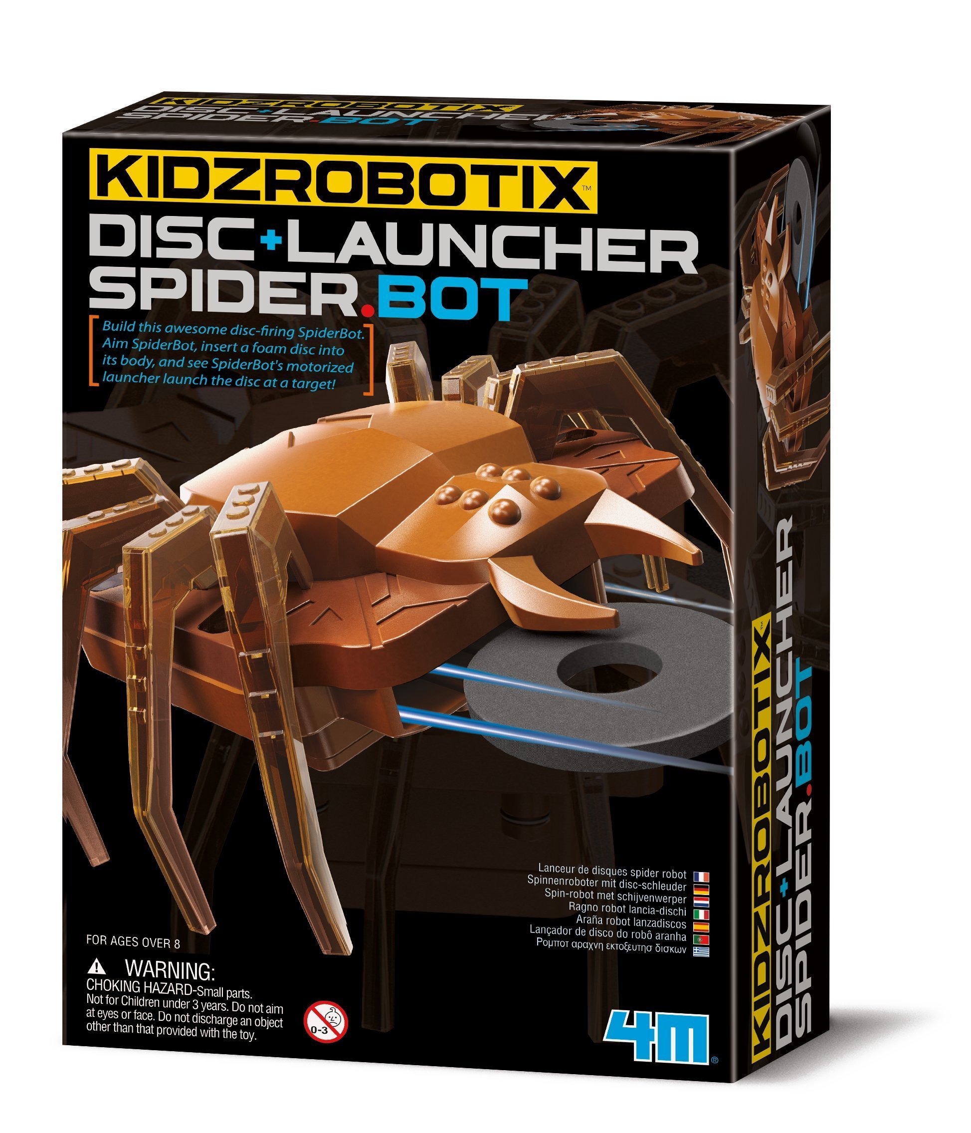 Kidzrobotix Robot Pająk z wyrzutnią dysków