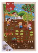 Puzzle - Apli Kids Drewniane puzzle w ramce Kids - Ogród 4+ - miniaturka - grafika 1