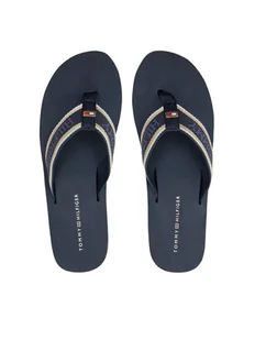Tommy Hilfiger Japonki Im Platform Beach Sandal FW0FW08236 Granatowy - Klapki i japonki damskie - miniaturka - grafika 1